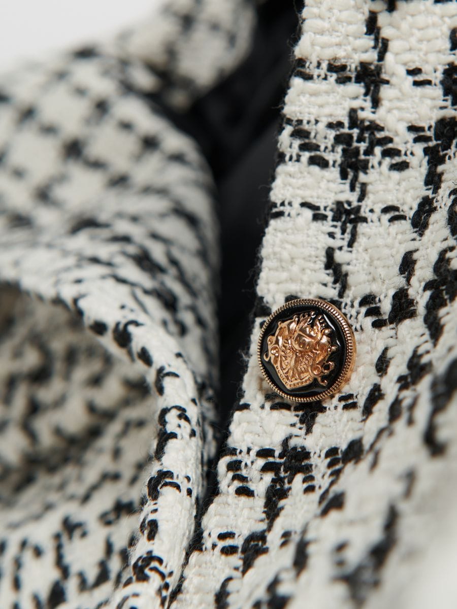 Tweed blazer - multicolor - RESERVED - 4