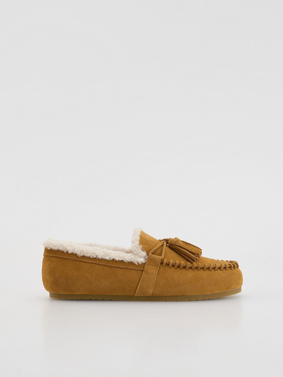 LADIES` LOAFER SHOES - bež - RESERVED