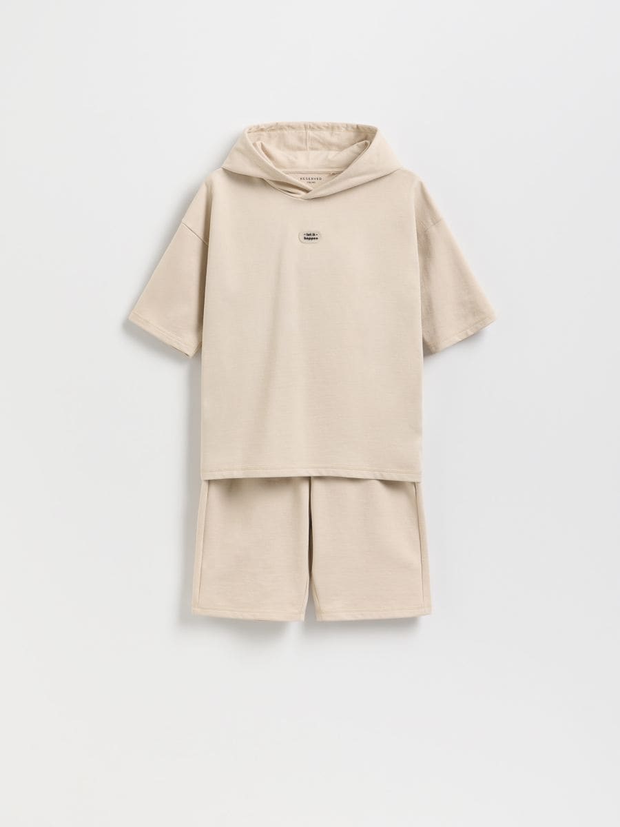 Set mit hohem Baumwollanteil - beige - RESERVED