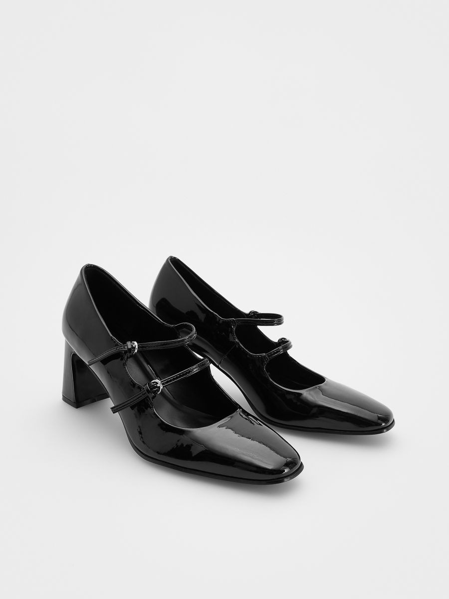 Patent pumps - black - RESERVED - 2