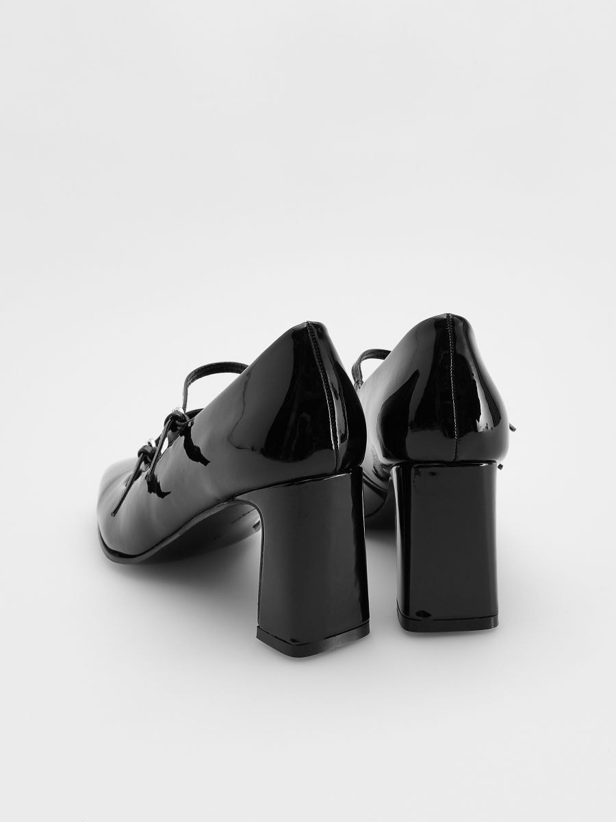 Patent pumps - black - RESERVED - 4