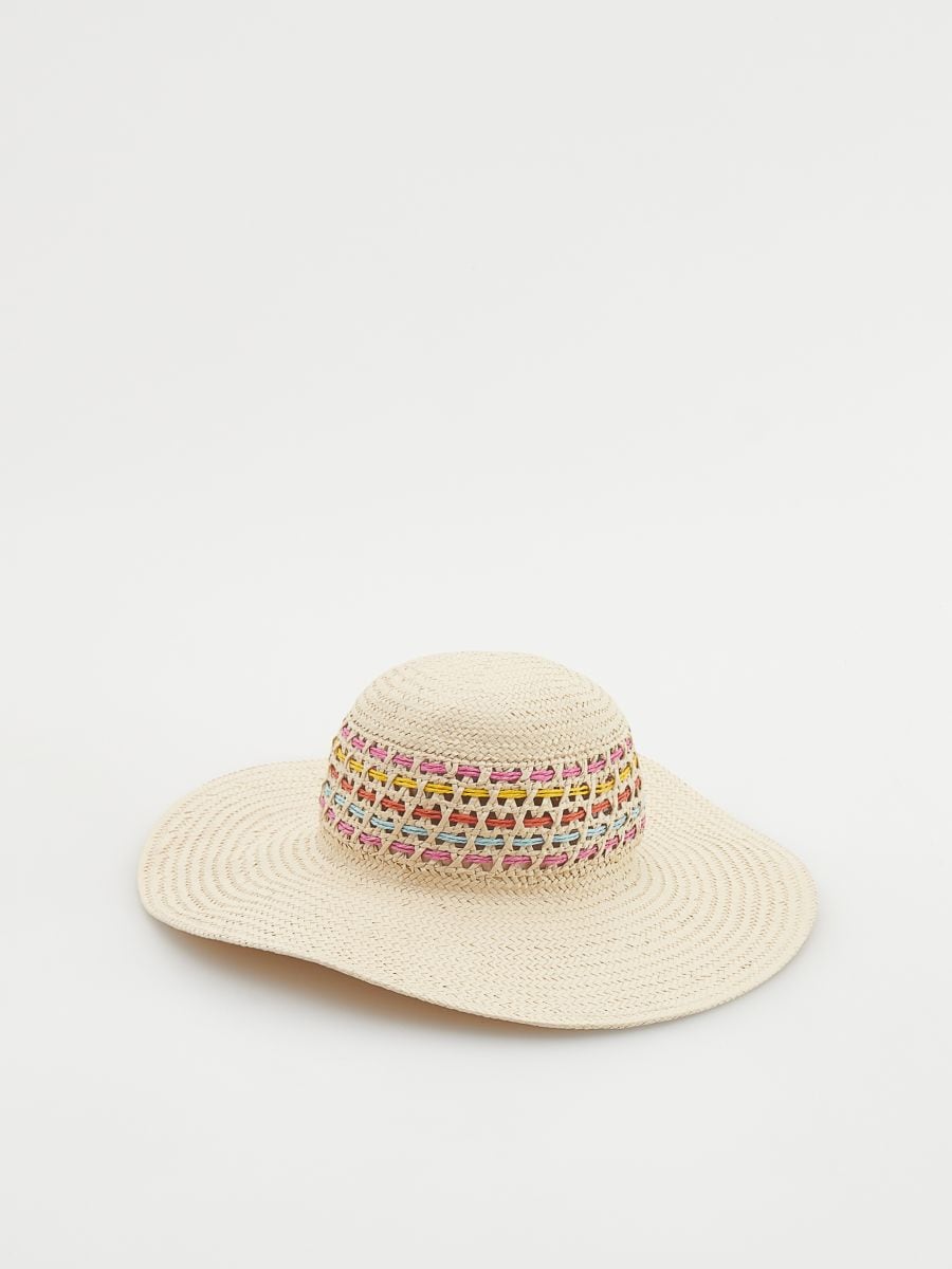 Pălărie împletită - multicolor - RESERVED