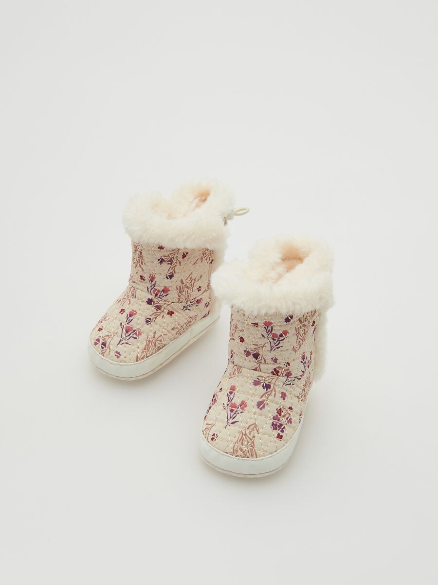 Insulated high ankle boots - nude - RESERVED - 2