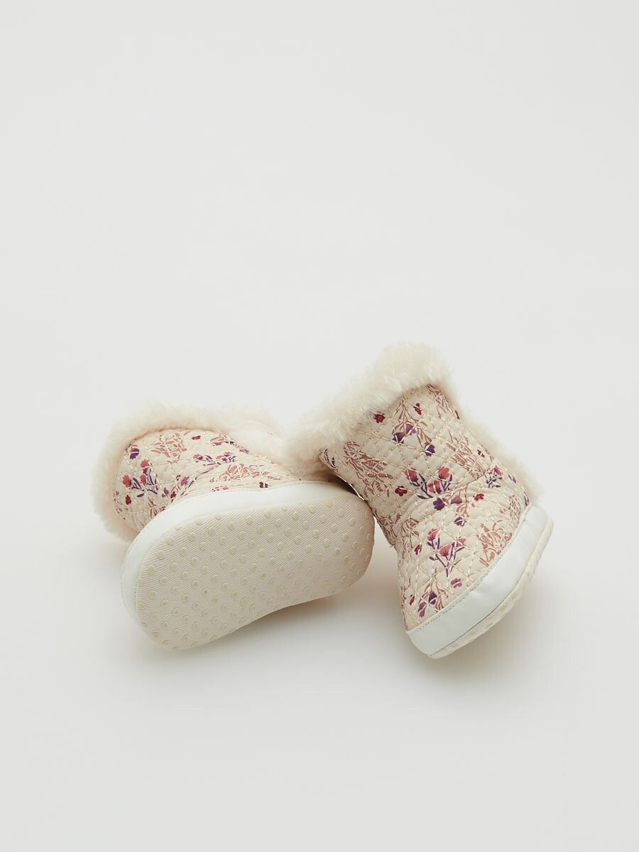Insulated high ankle boots - nude - RESERVED - 4