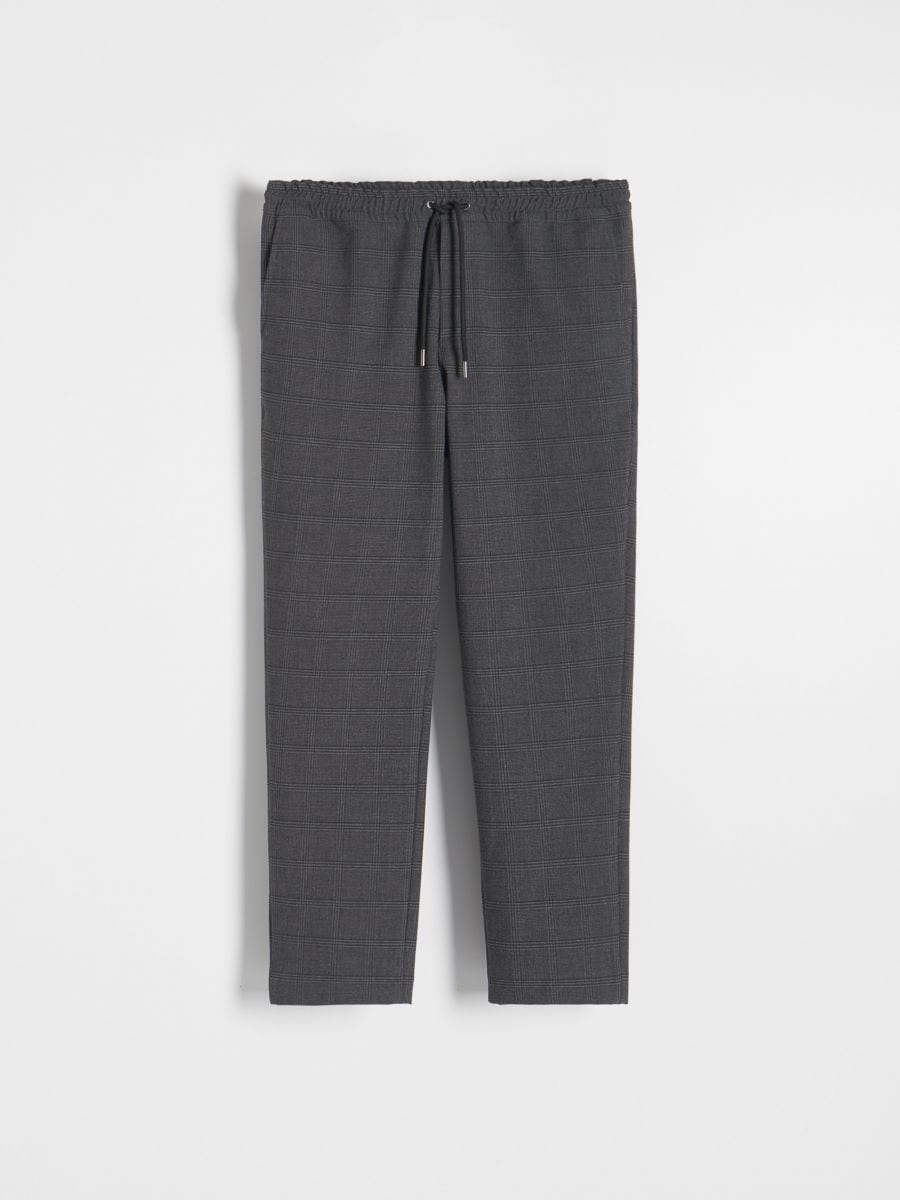 Check joggers - dark grey - RESERVED - 4