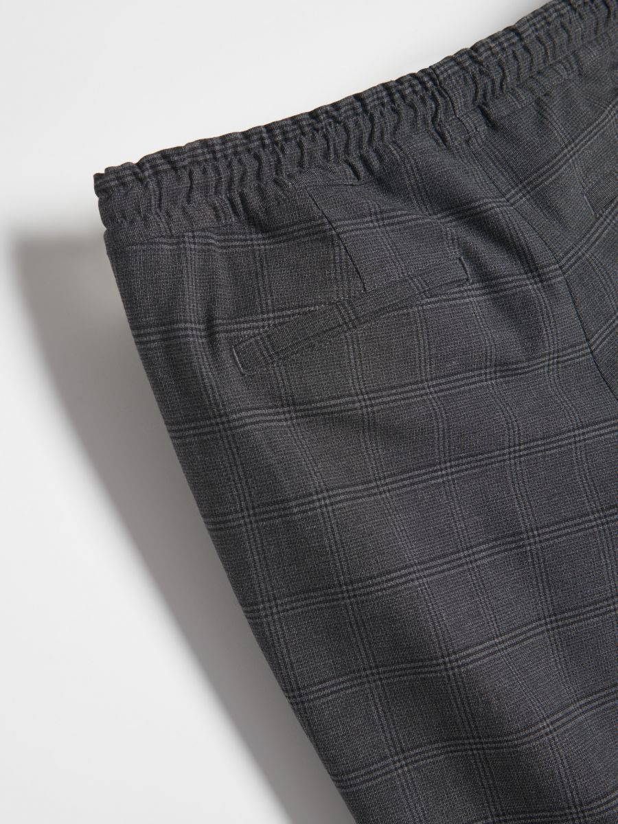 Check joggers - dark grey - RESERVED - 5