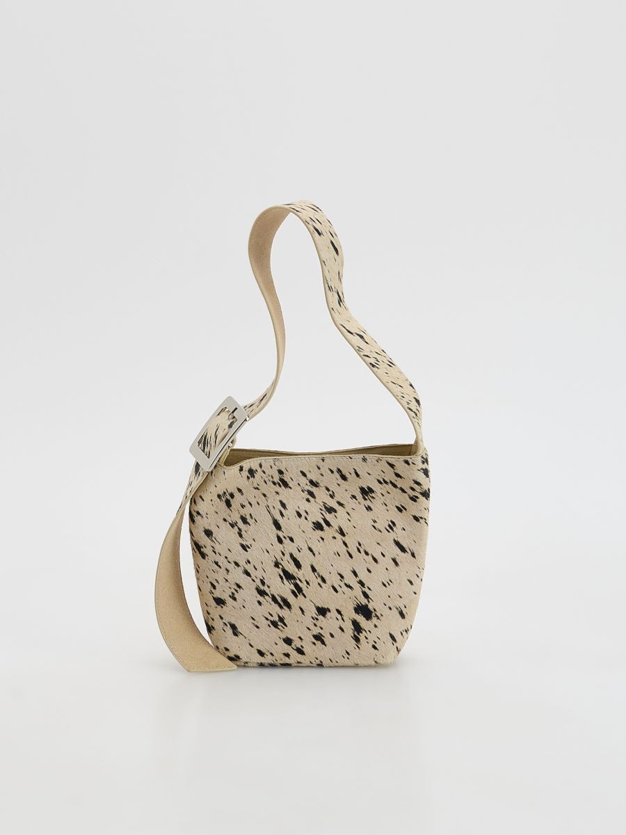 Leather shoulder bag - multicolor - RESERVED