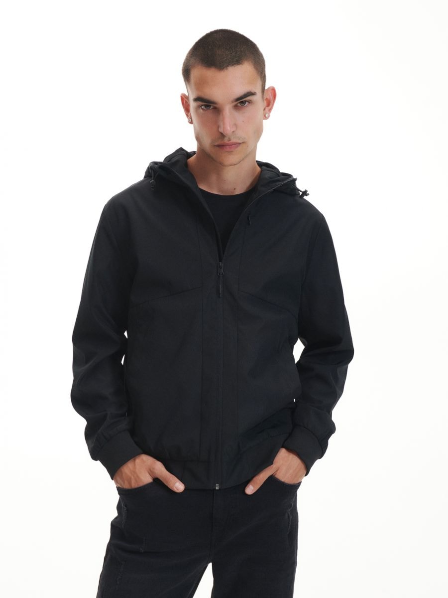 Hooded jacket COLOUR black - RESERVED - 0211O-99X