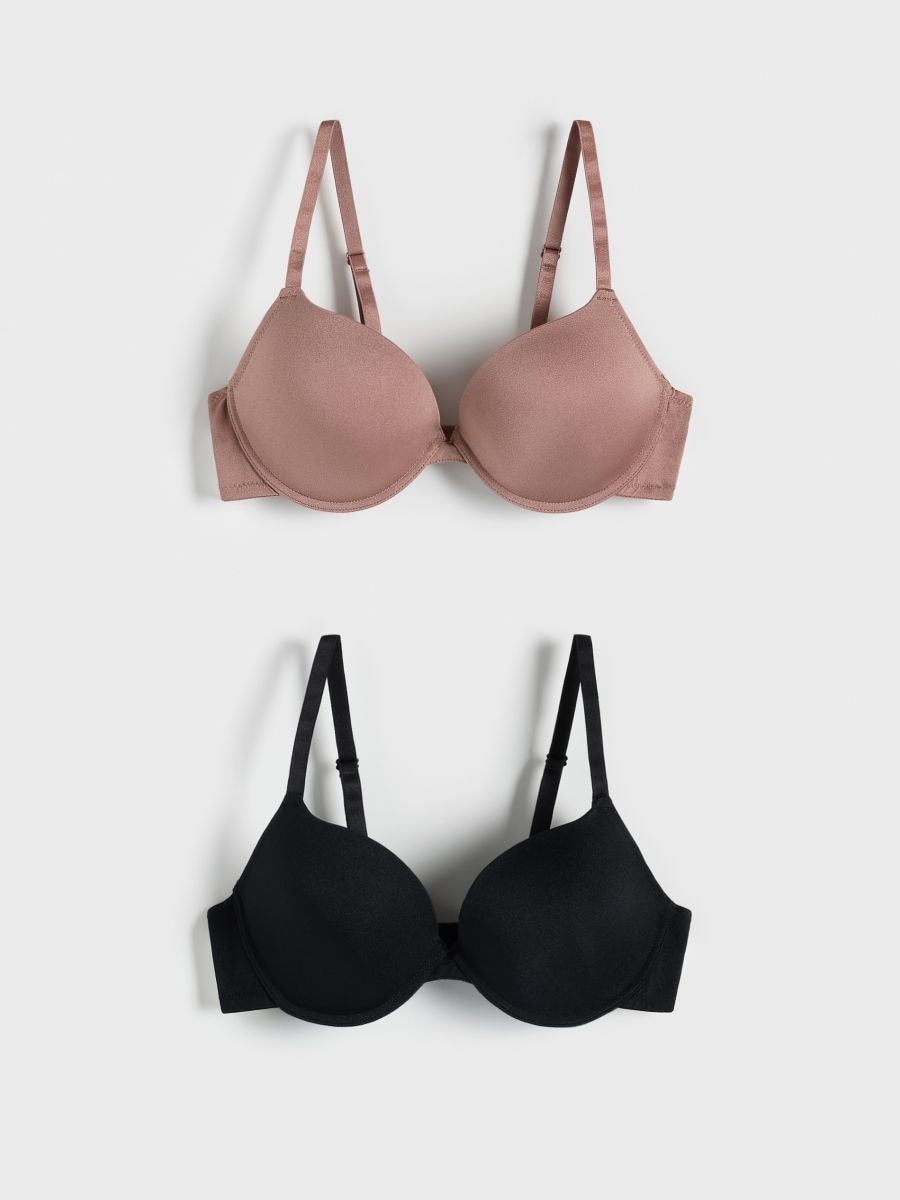 2er-Pack Push-up-BHs - schwarz - RESERVED - 2