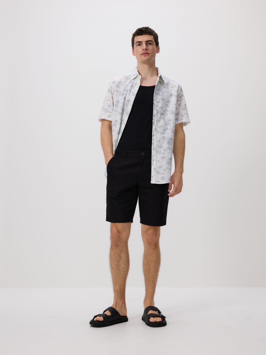 Regular fit patterned shirt - white - RESERVED - 2