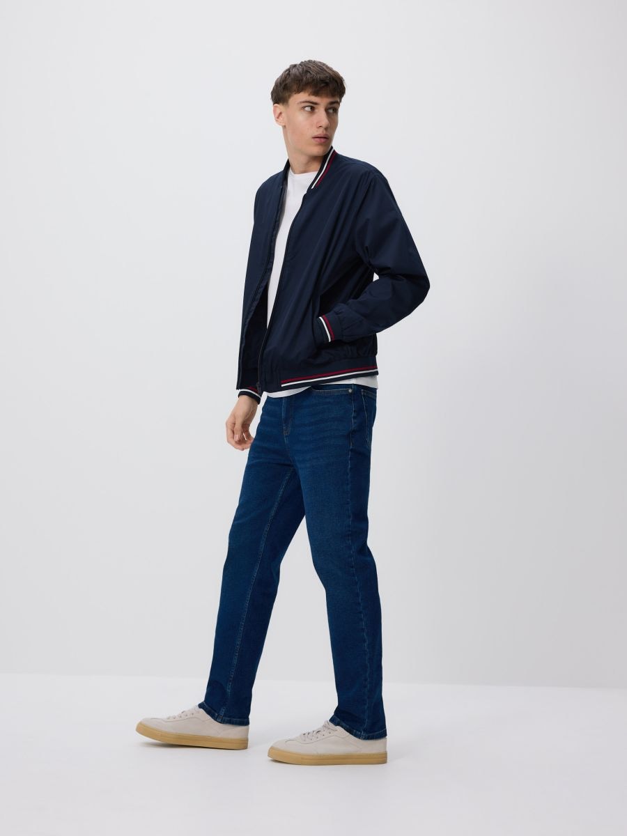 Bomber jacket - navy - RESERVED