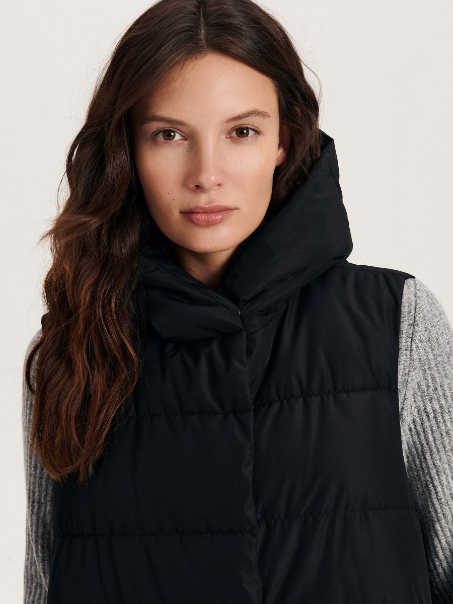 Quilted vest - black - RESERVED - 3