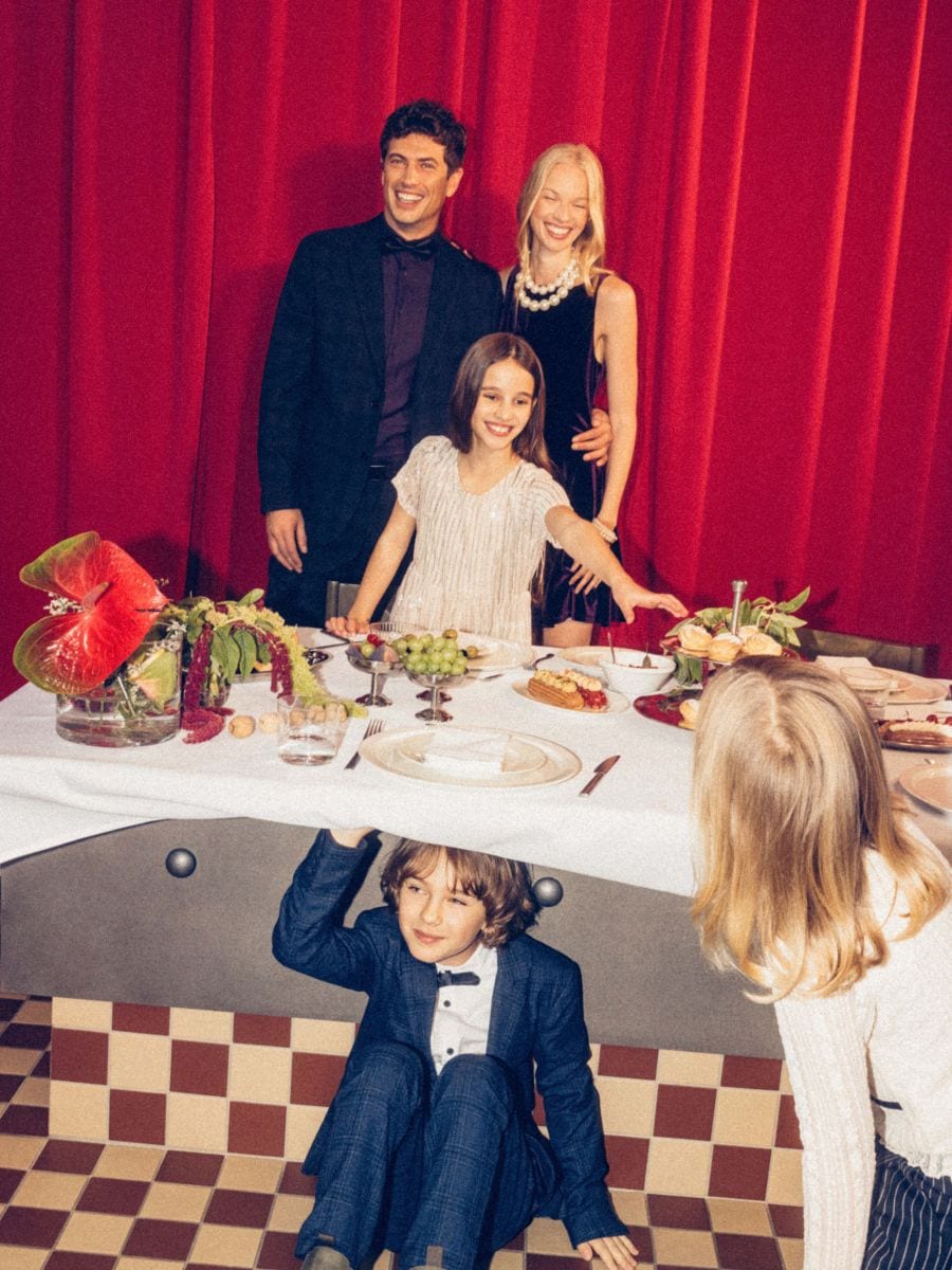 Check slim fit blazer - black - RESERVED