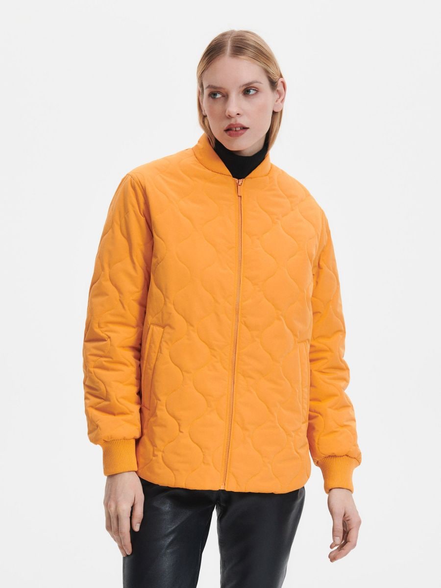Quilted jacket - orange - RESERVED - 2