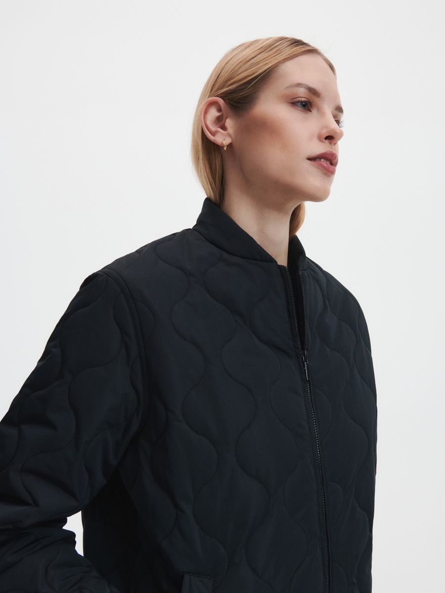 Steppjacke - schwarz - RESERVED - 2