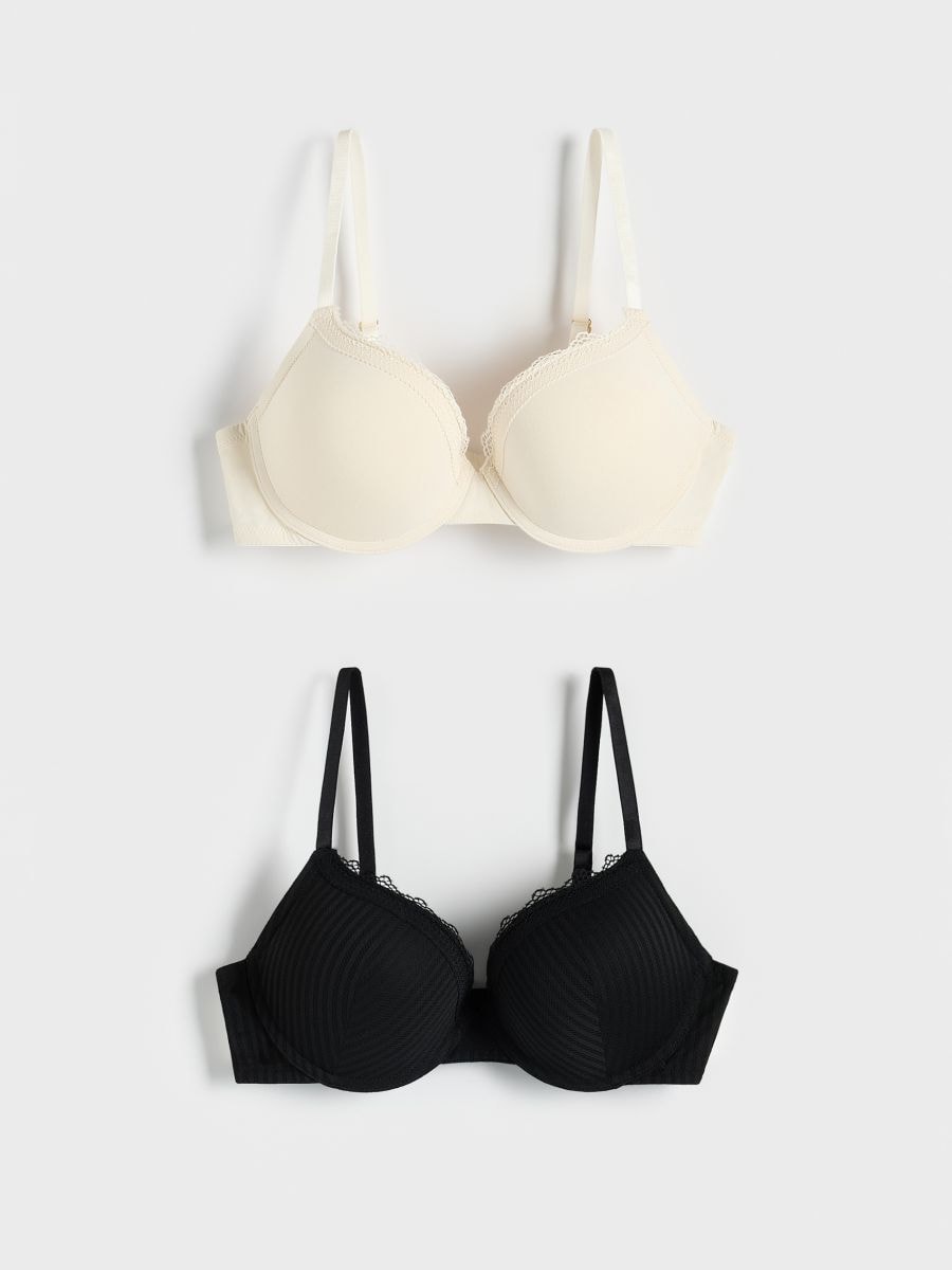 2er-Pack Push-up-BHs - schwarz - RESERVED - 2