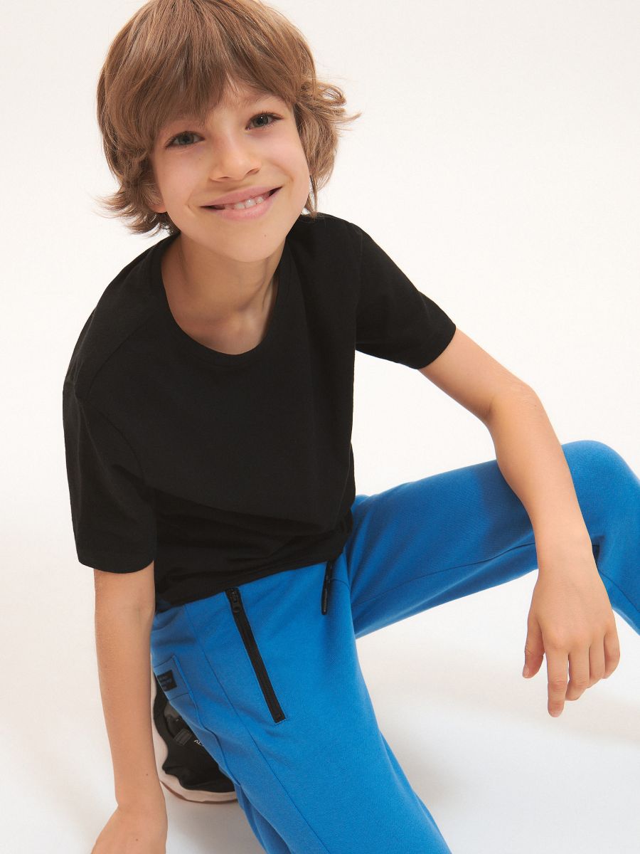 Sweatpants with pockets - navy - RESERVED - 3