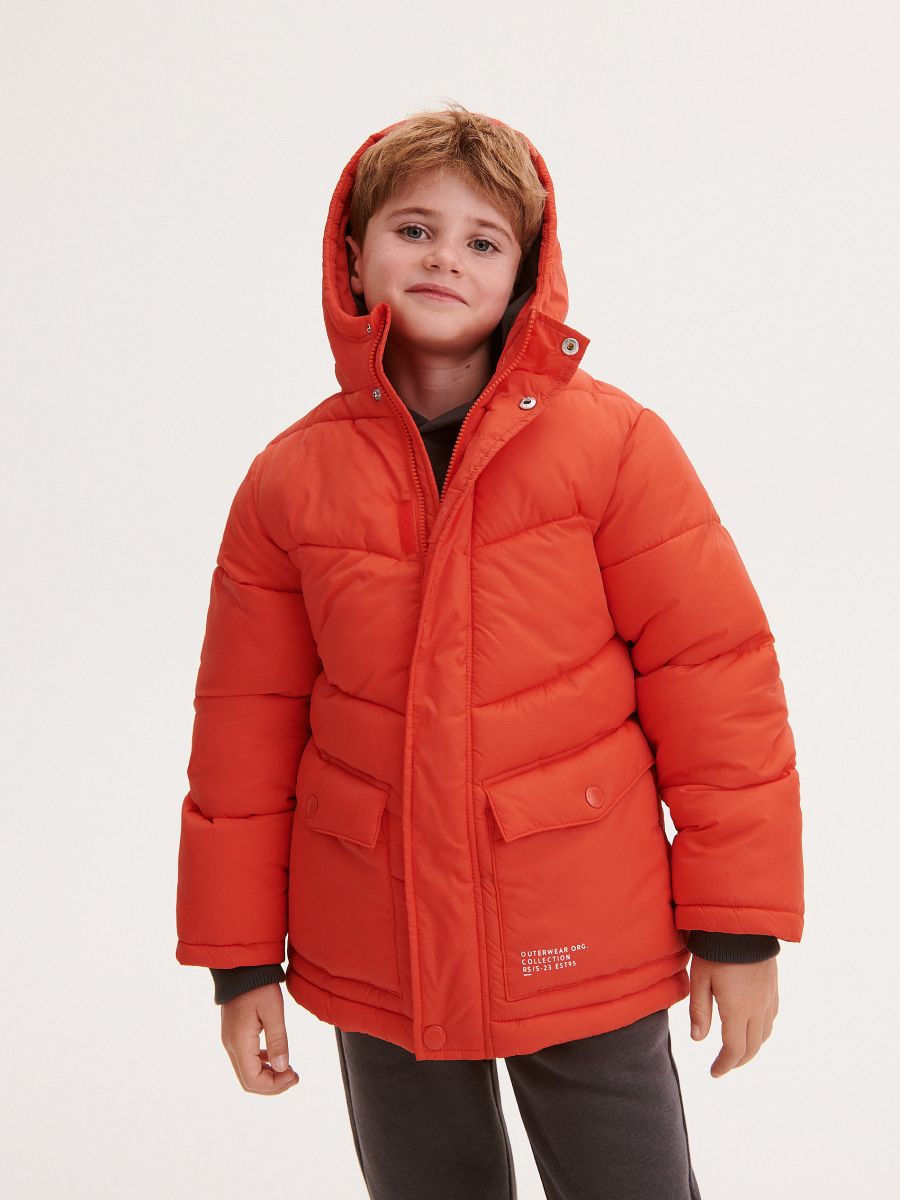 Insulated quilted jacket - red - RESERVED - 3