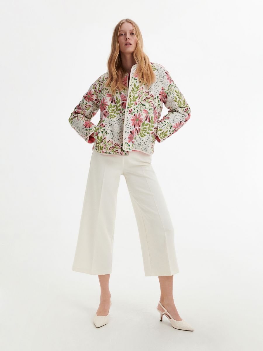 Jacquard jacket - multicolor - RESERVED - 4