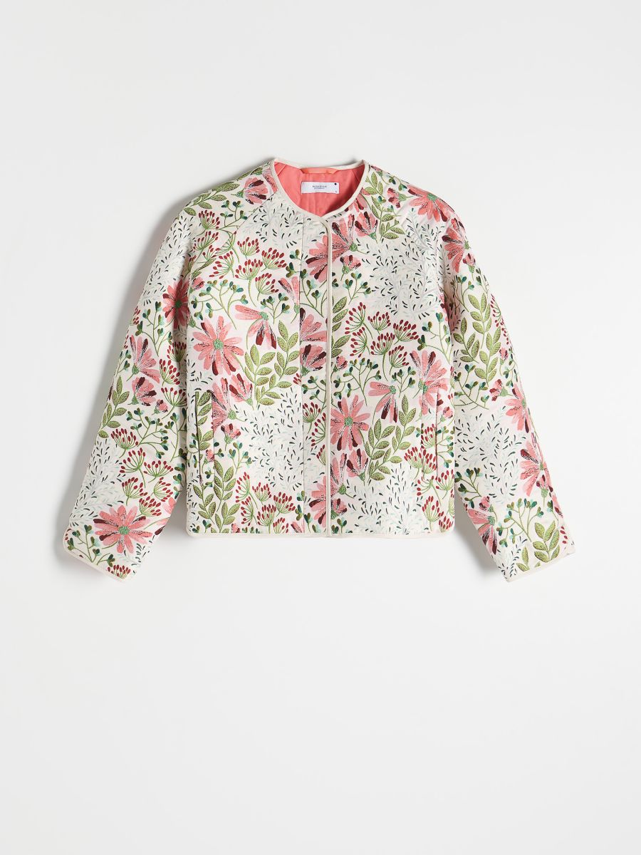 Jacquard jacket - multicolor - RESERVED - 2