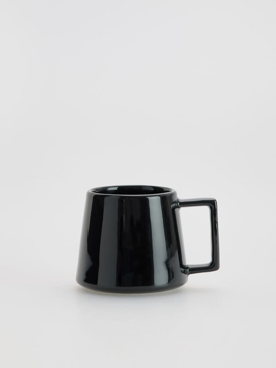 Trapezoid mug - black - RESERVED