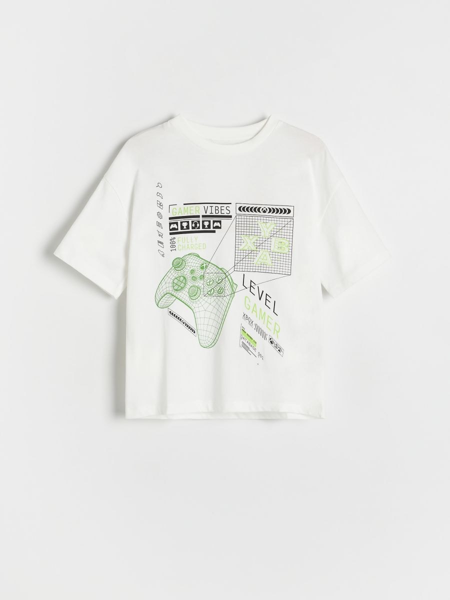 BOYS` T-SHIRT - crème - RESERVED