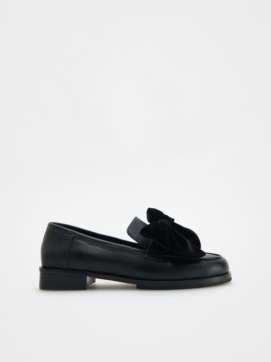 LADIES` LOAFER SHOES - SVART - RESERVED