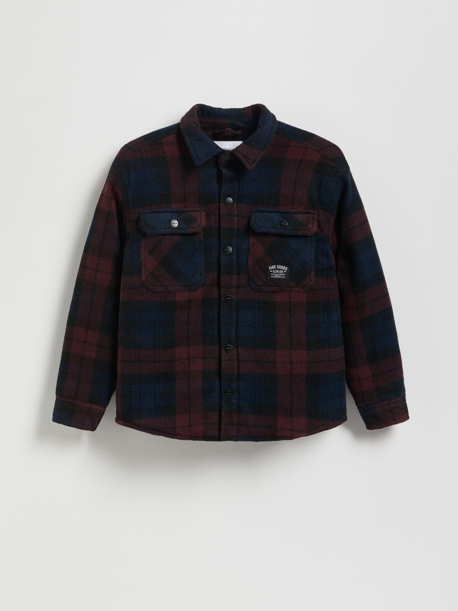 Check shirt - maroon - RESERVED