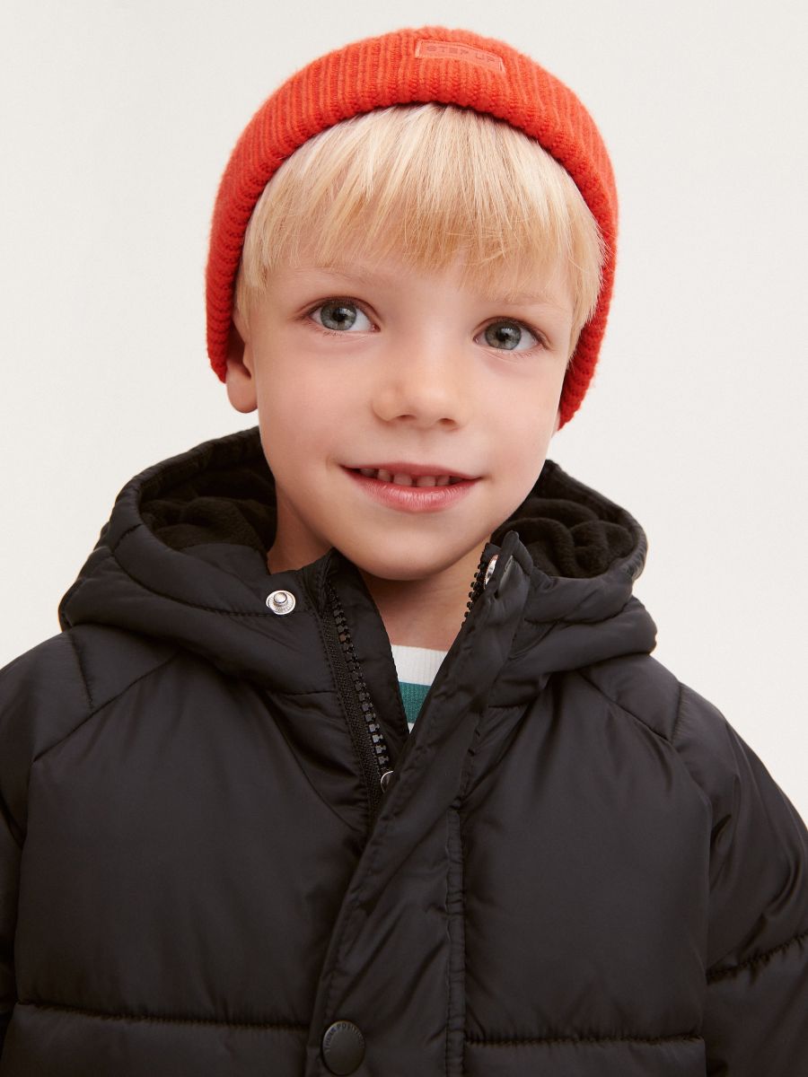 Insulated jacket with hood - black - RESERVED - 5