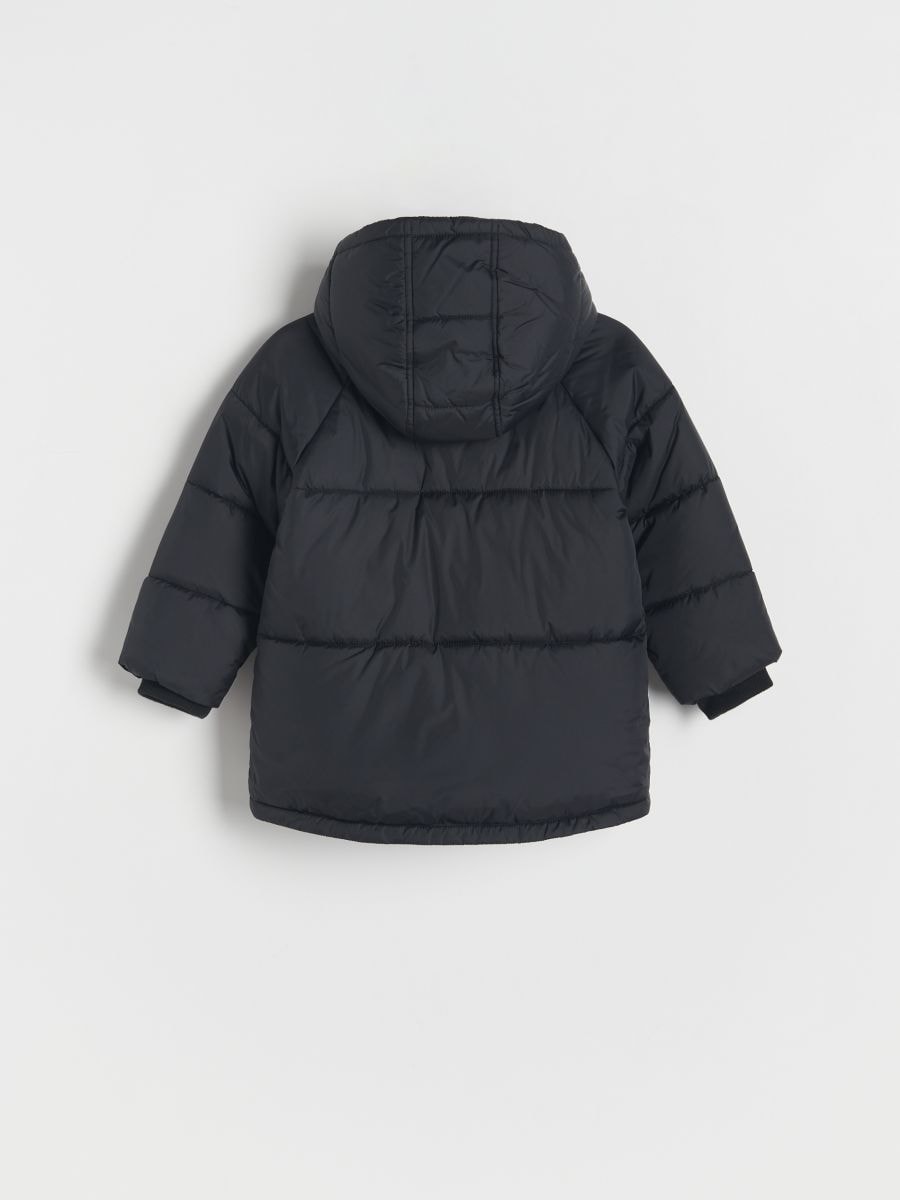 Insulated jacket with hood - black - RESERVED - 3