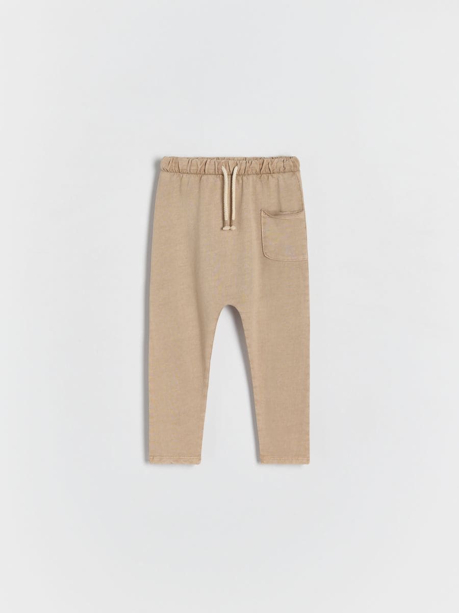 BABIES` TROUSERS - BEIGE - RESERVED