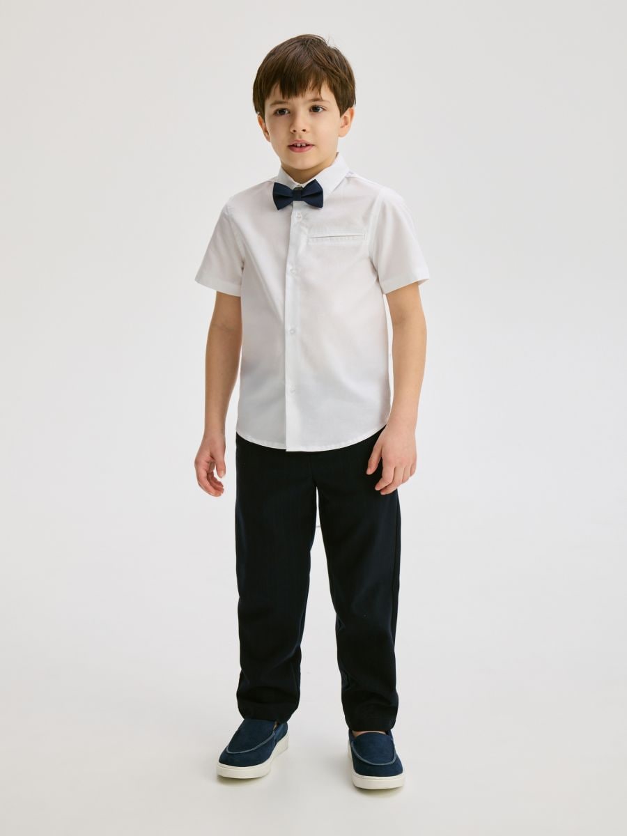 Elegant regular trousers - navy - RESERVED - 6