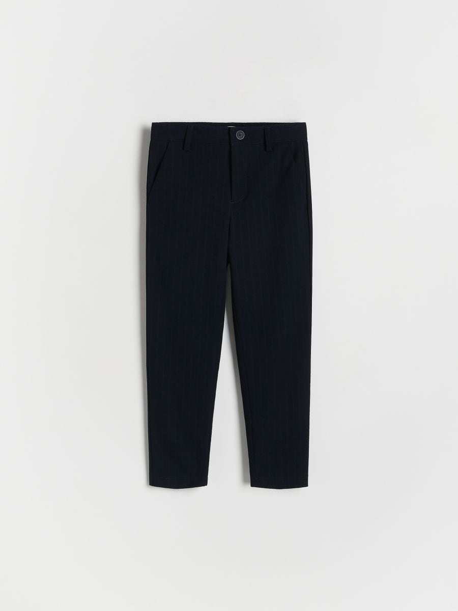 Elegant regular trousers - navy - RESERVED - 2