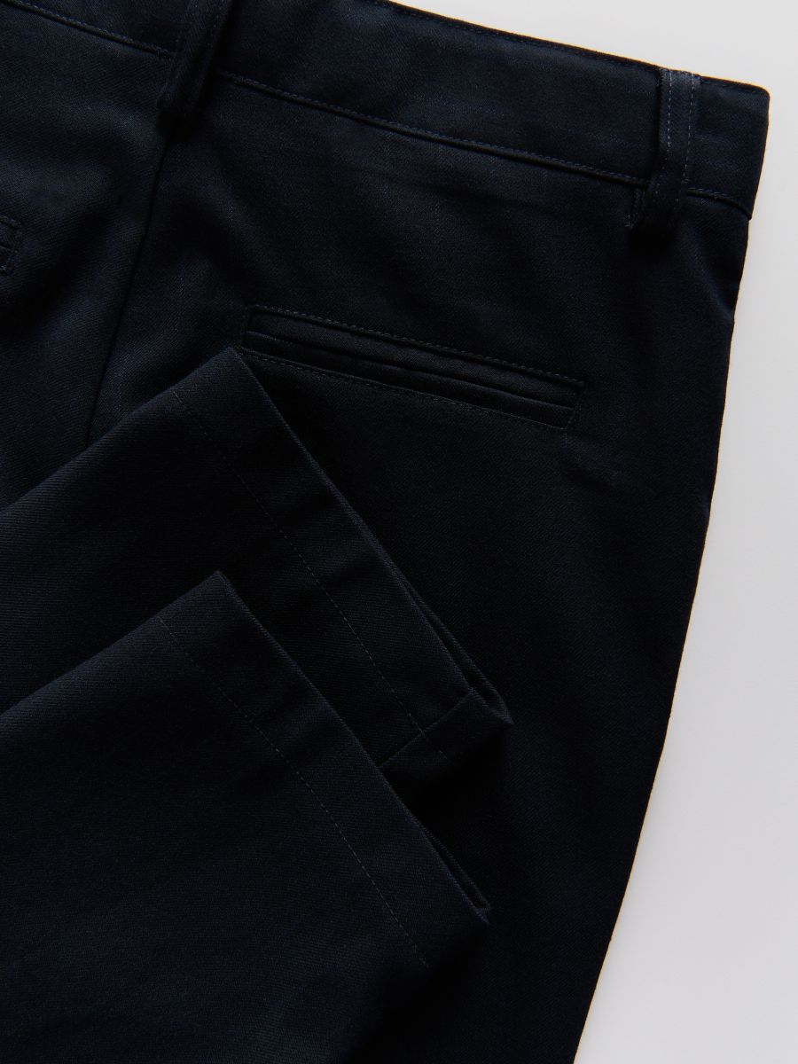 Elegant regular trousers - navy - RESERVED - 4