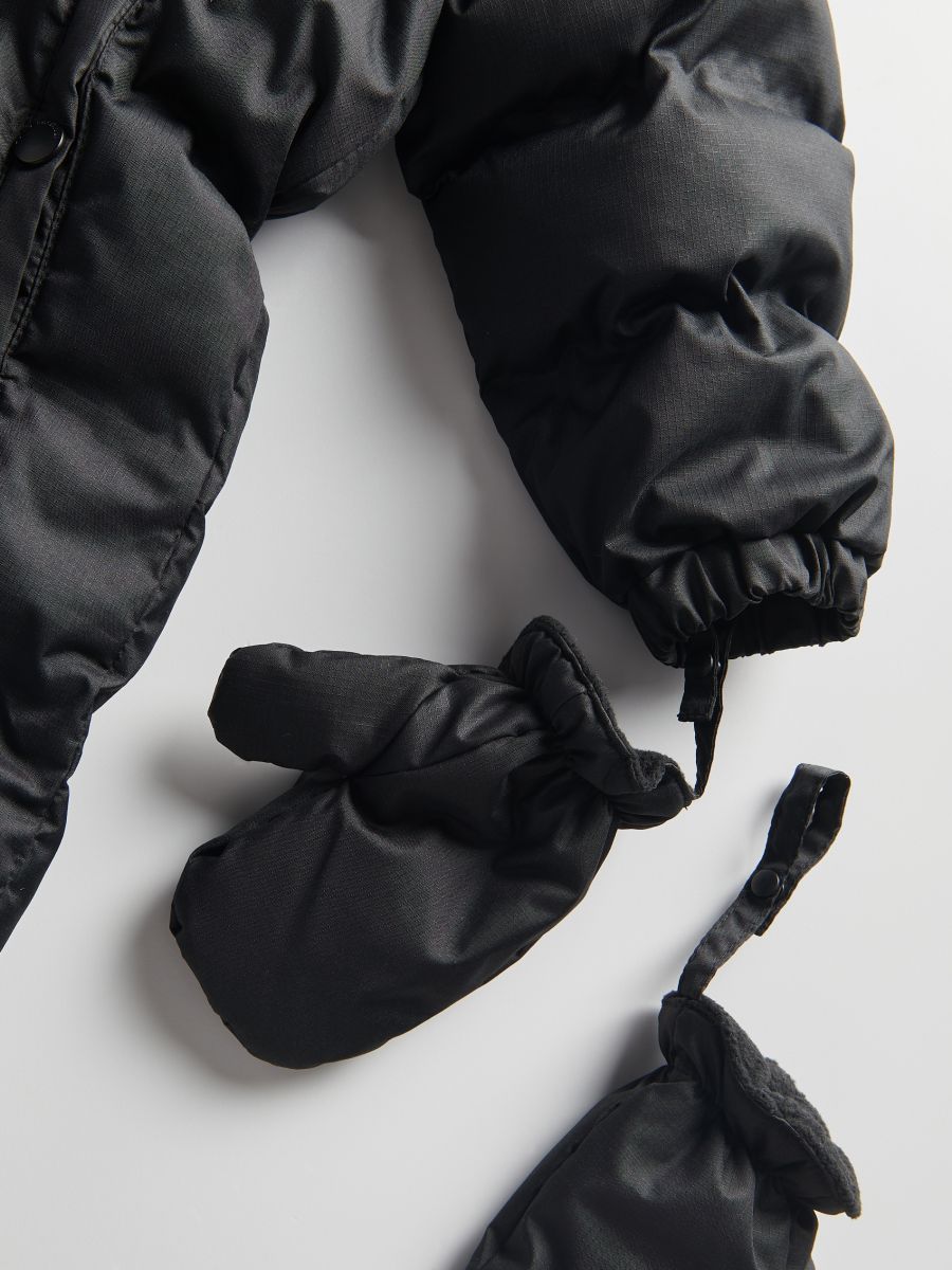 Insulated onesie with hood - black - RESERVED - 5