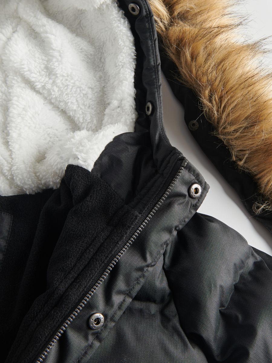 Insulated onesie with hood - black - RESERVED - 7