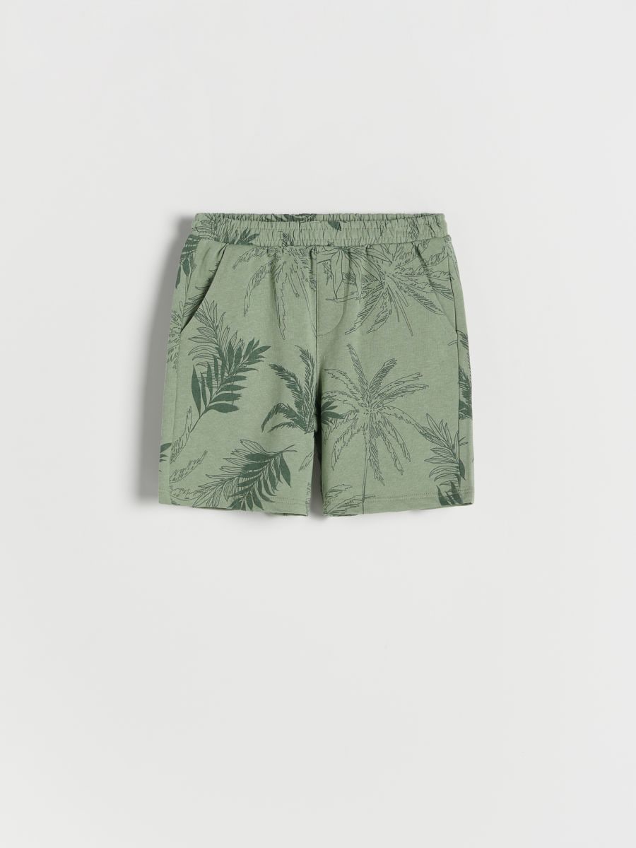 Jersey shorts COLOUR light olive - RESERVED - 0288L-81X