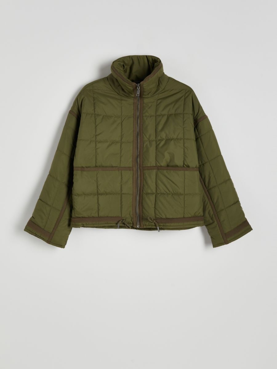 Quilted jacket - light olive - RESERVED - 5