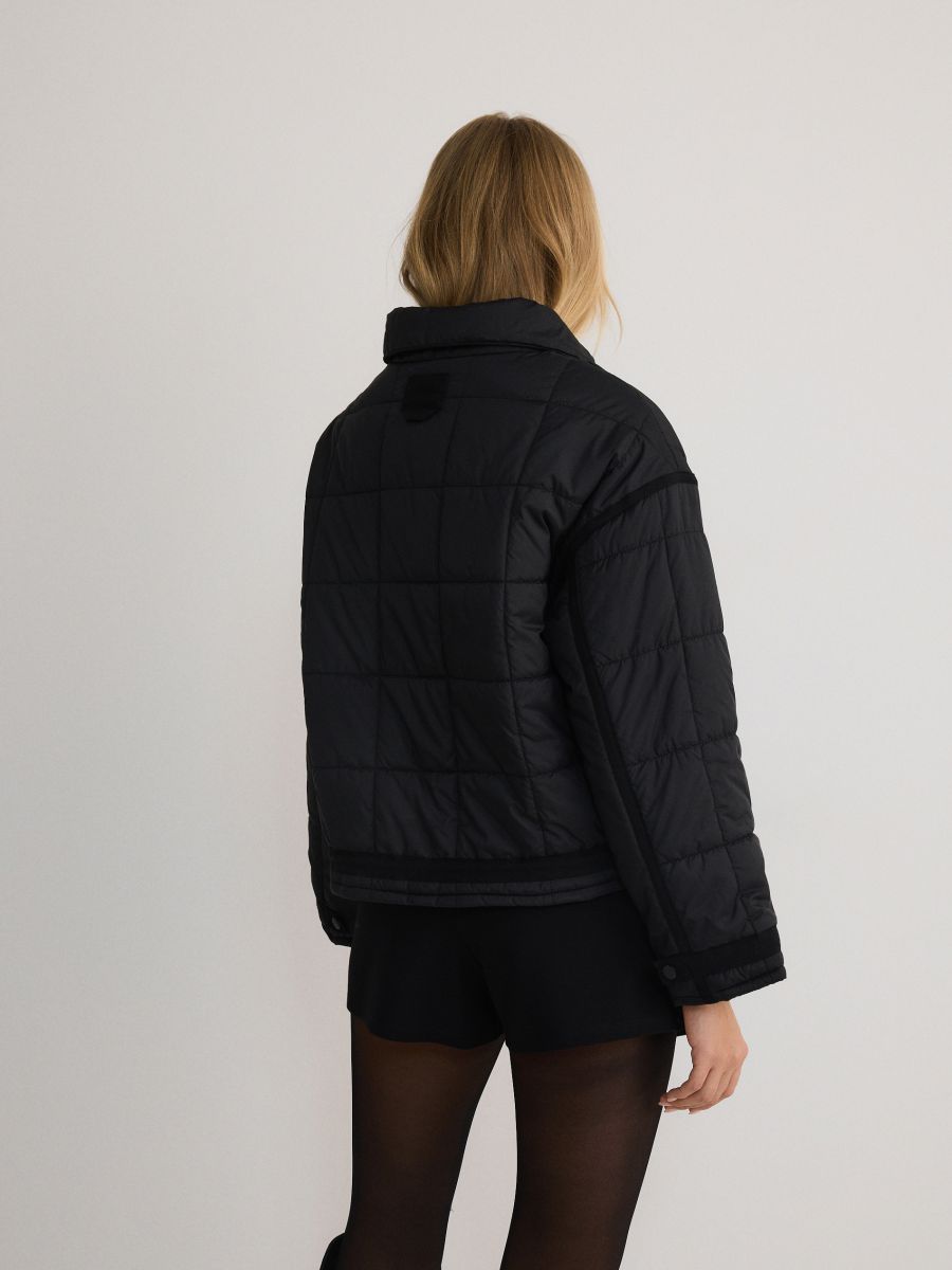 Steppjacke - schwarz - RESERVED - 4