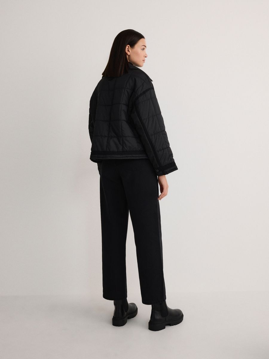 Quilted jacket - black - RESERVED - 4
