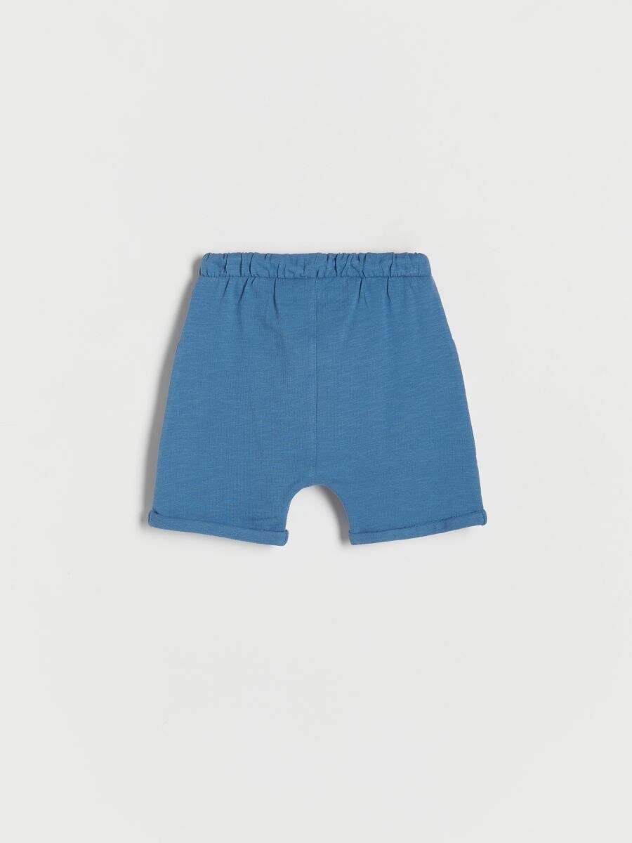 Cotton shorts with pockets - hyacinth - RESERVED - 4