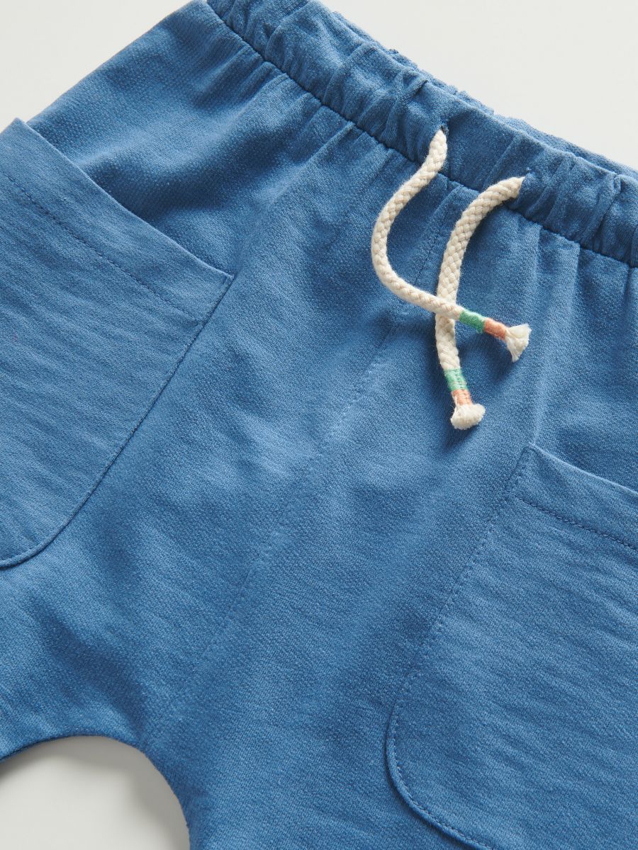 Cotton shorts with pockets - hyacinth - RESERVED - 5