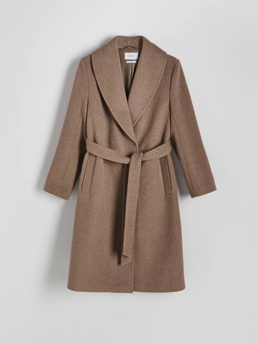 Blended wool coat - coffee - RESERVED - 5