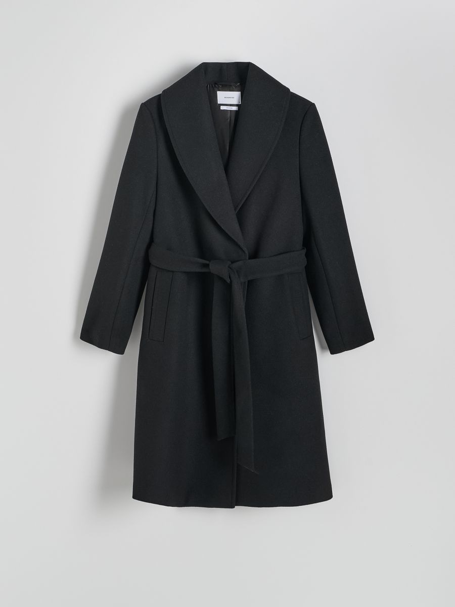 Blended wool coat - black - RESERVED - 5