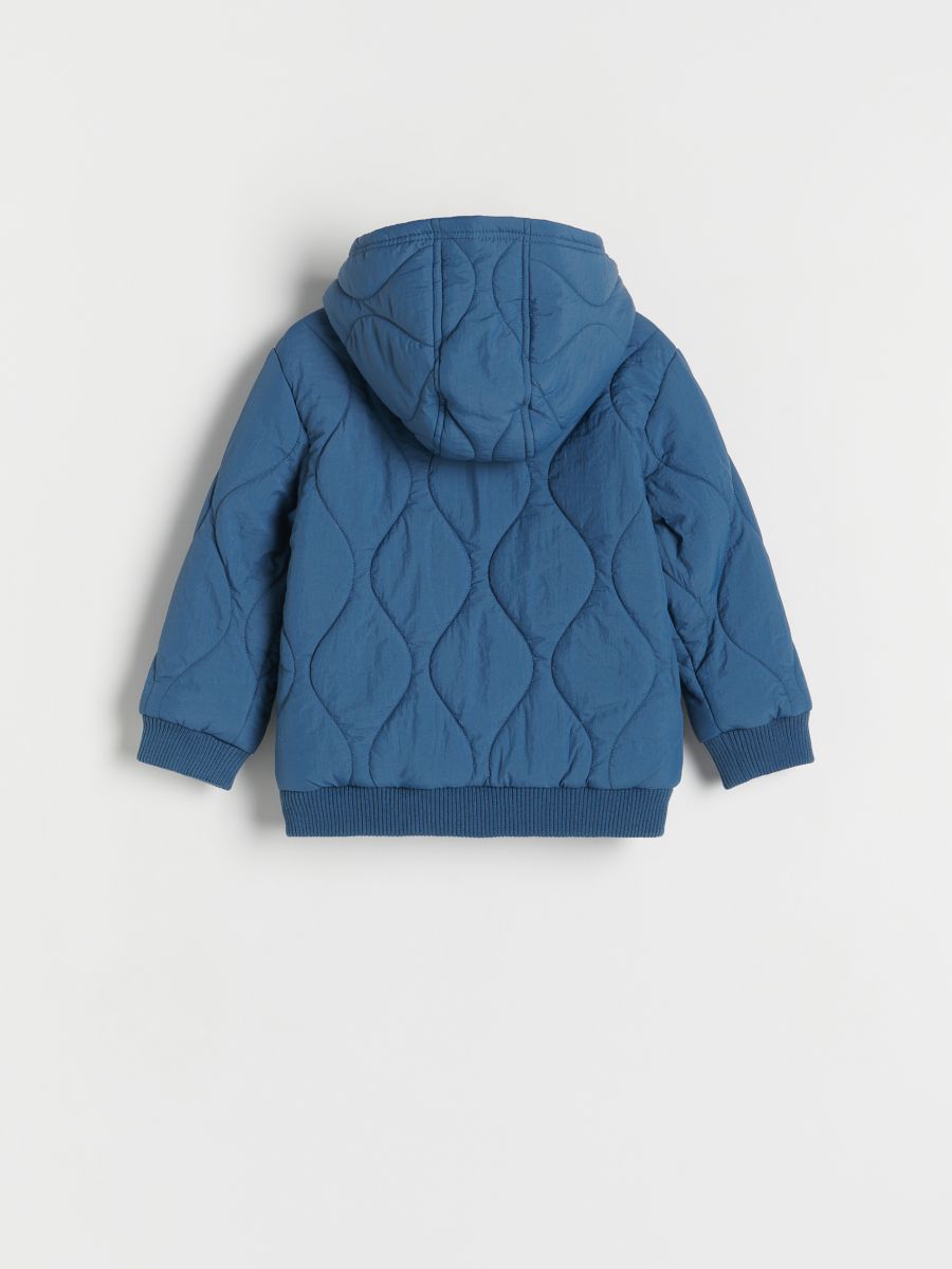 Insulated bomber jacket - steel blue - RESERVED - 5