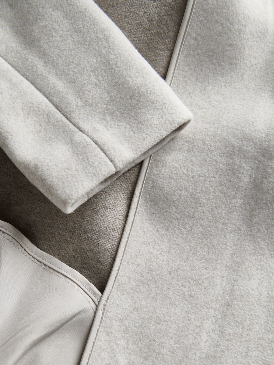 Mantel mit Bindung - beige - RESERVED - 8