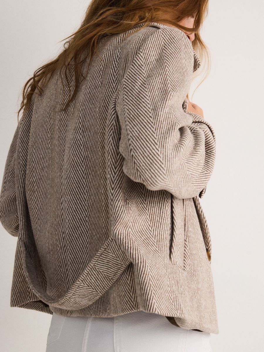 LADIES` OUTER JACKET - béžová - RESERVED - 4