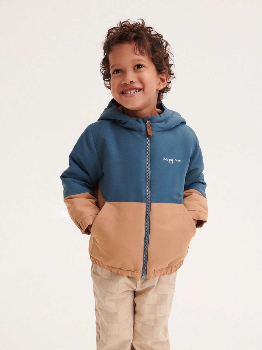 Hooded parka - multicolor - RESERVED - 2