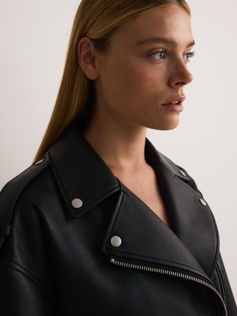 LADIES` OUTER JACKET - ΜΑΥΡΟ - RESERVED - 2