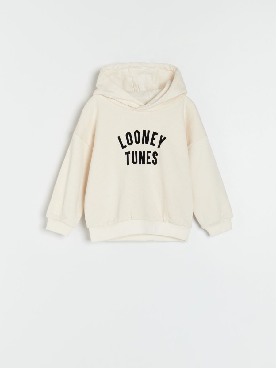 Looney Tunes oversized hoodie - cream - RESERVED - 2
